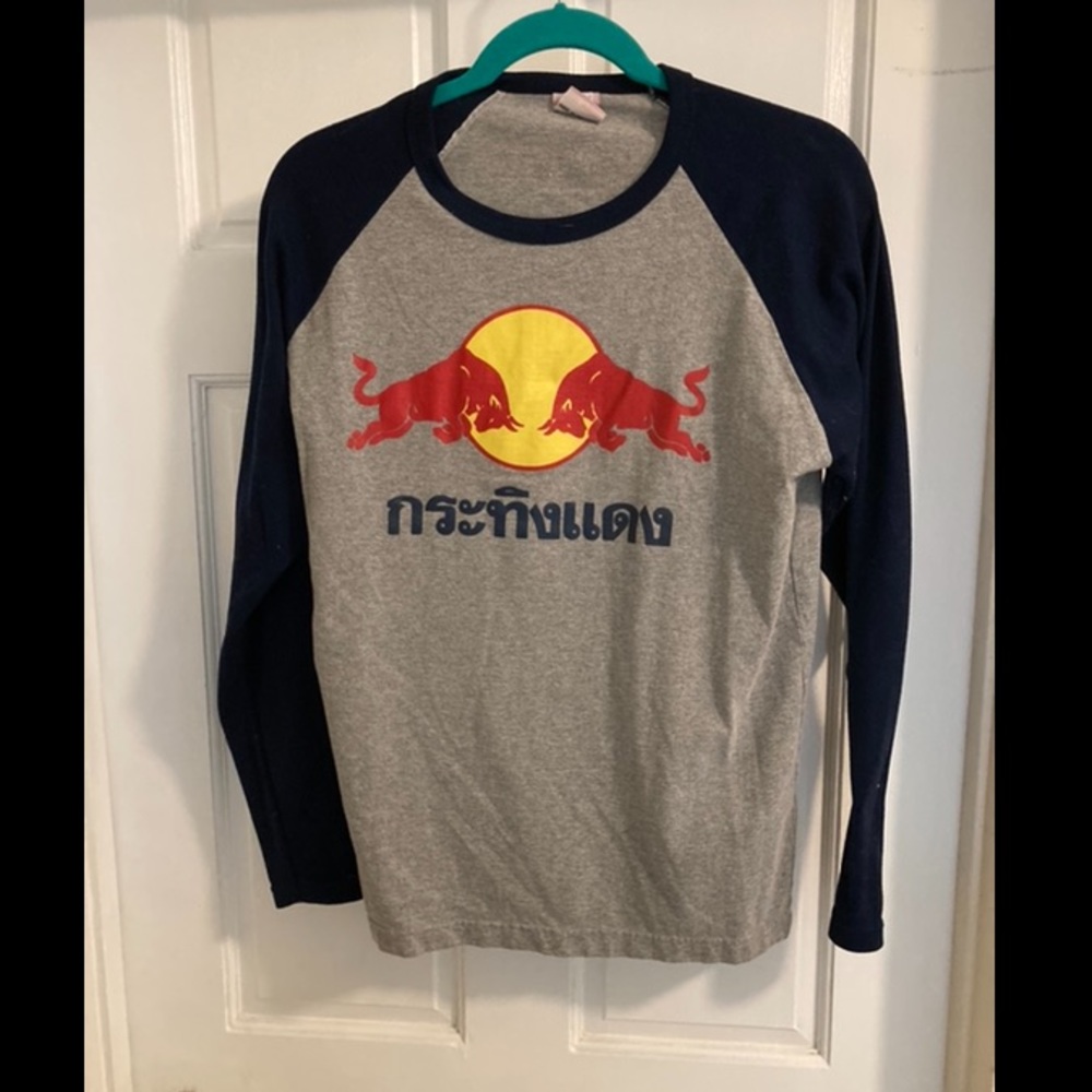 Red Bull Long-Sleeve Baseball Shirt